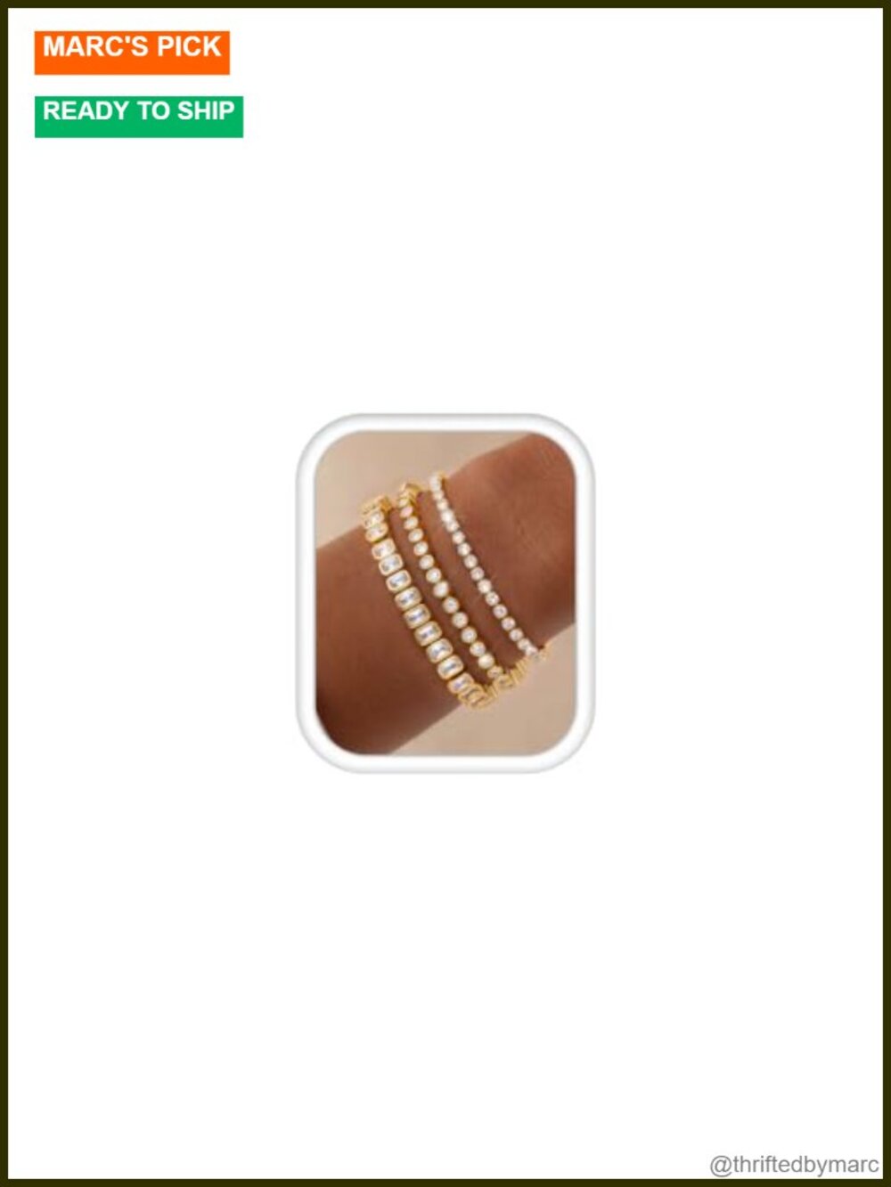 5A CZ Tennis Bracelet Set 3 Piece Stackable Silver Plated Women Jewelry